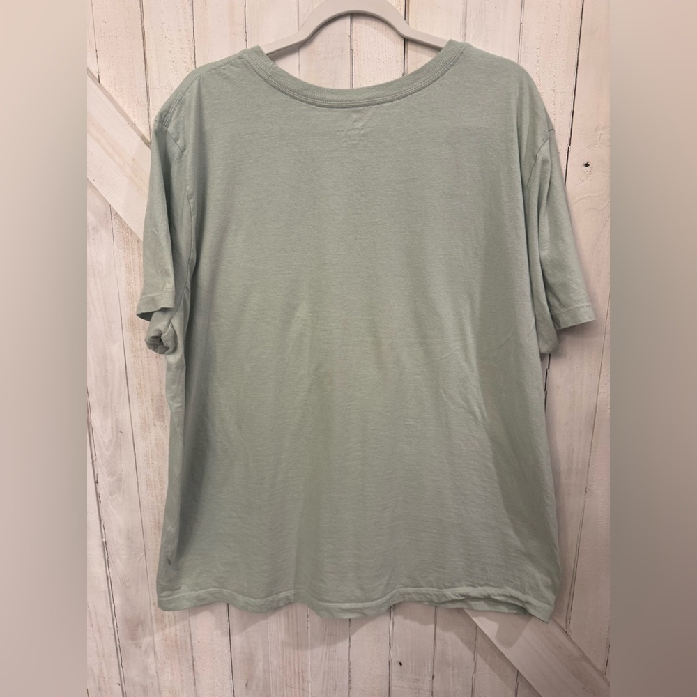 Nike Light Green Tee with White Logo - Picture 5 of 7